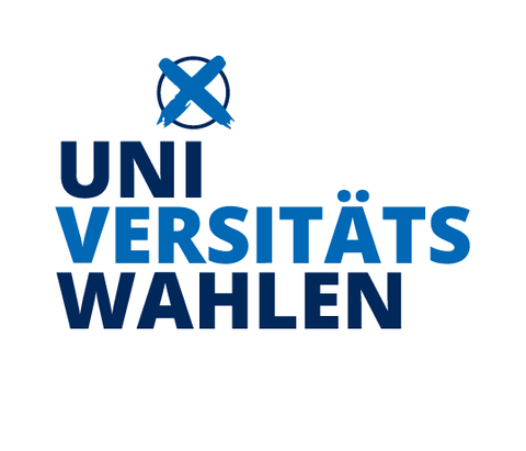 Grafik mit der Aufschrift Universitätswahlen