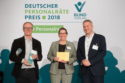 Verleihung Personalrätepreis in Silber 2018