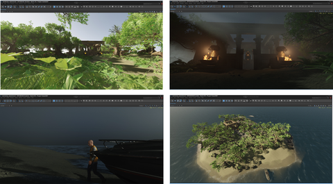 Screenshots zum Workshop „Spieleentwicklung mit der CryEngine“