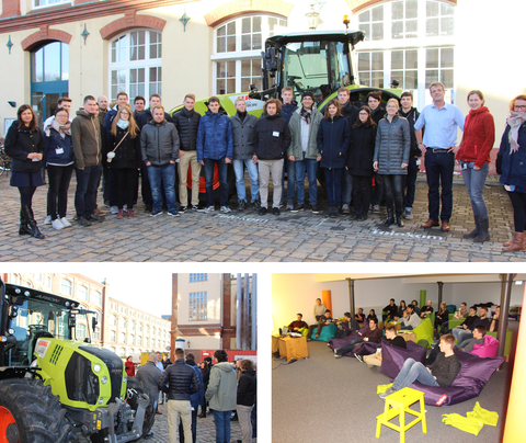 Gruppenbilder zur "T-Systems meets CLAAS" Exkursion