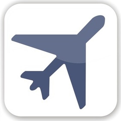 Flugzeug-Piktogramm