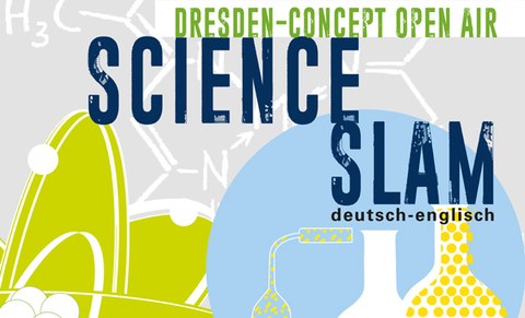 Plakatausschnitt DRESDEN-concept Science Slam