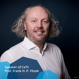 Portrait von Prof. Fitzek, Sprecher des CeTI