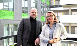Foto von Herrn Prof. Lasch und Frau Prof. Marquardt
