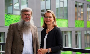 Porträtfoto Prof. Dr.-Ing. Gesine Marquardt und Prof. Dr. rer. nat. habil. Gerhard Weber