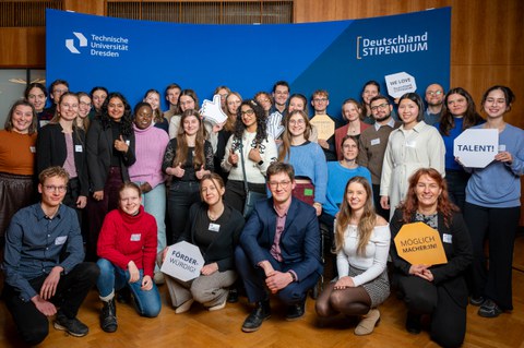 Gruppe der Stipendiaten der Fördergesellschaft der TU Dresden