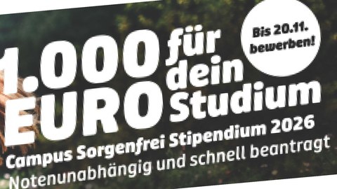 Campus Sorgenfrei Stipendium 2026