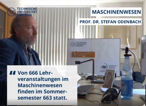 Virtuelle Lehrveranstaltung Prof. Odenbach im Sommersemester 2020