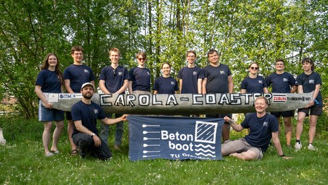 Gruppenbild Betonbootregatta