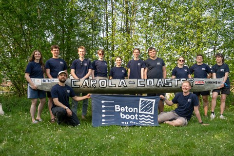 Gruppenbild Betonbootregatta