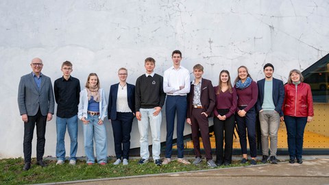 Gruppenbild der MINT-Stipendiaten 2025