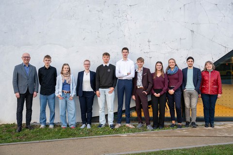 Gruppenbild der MINT-Stipendiaten 2025