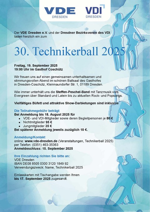 Einladung Technikerball