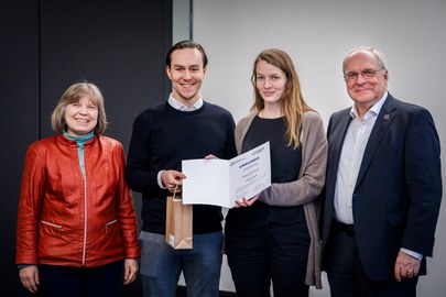 Helene Müller und Nicholas Boost erhalten den Lehrpreis der GFF 2024