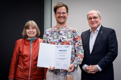 Sebastian Schellhammer erhält den Lehrpreis für Angebote in der Lehrkräftebildung 2024