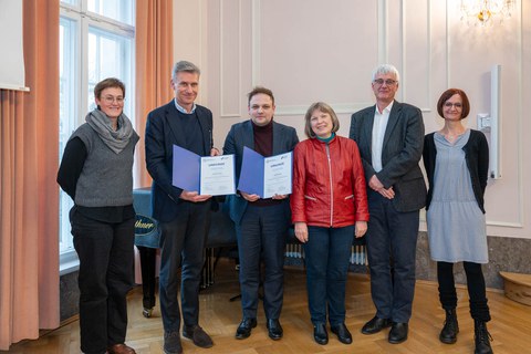 Professor Markus Scholz und Dr. Benedikt Kapteina