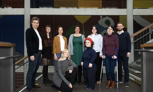 Teamfoto des Sachgebiets Diversity Managements vom März 2026