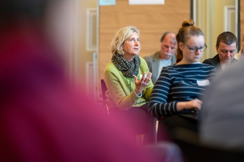 Ansicht der Teilnehmenden von vorn