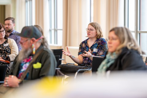 Aufnahme der Zuhörenden