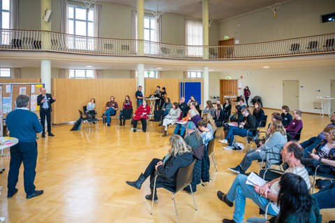 Aufnahme der Zuhörenden