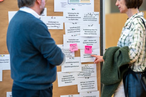 Aufnahme der Zuhörenden