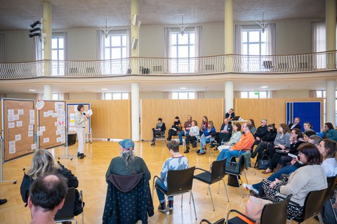 Aufnahme der Zuhörenden