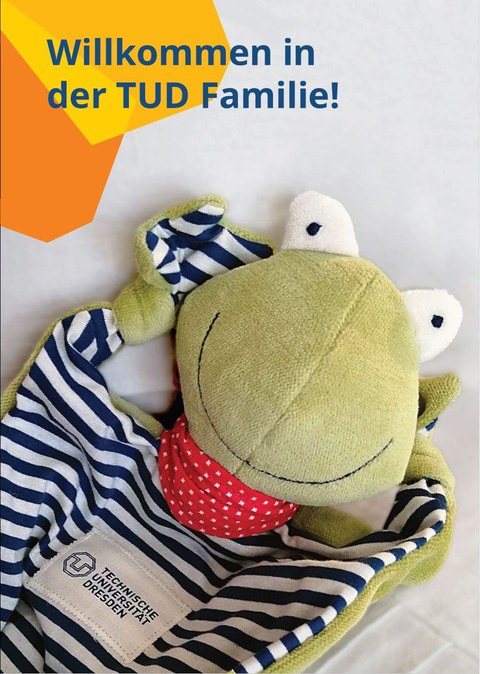 Willkommensgeschenk Uni-Schnuff als TUD-Frosch