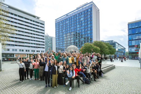 Gruppenfoto BeWISE-Teilnehmerinnen
