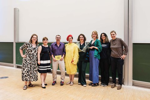 Gruppenbild der Slammerinnen