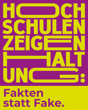 Logo Kampagne Haltung zeigen Fakten statt Fake
