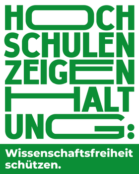 Logo Haltung zeigen Wissenschaftsfreiheit