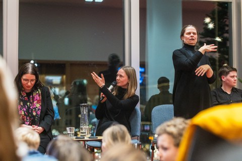 Stefanie Gerstenberger spricht