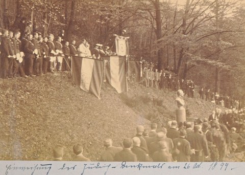 Einweihung Judeich-Denkmal 1899