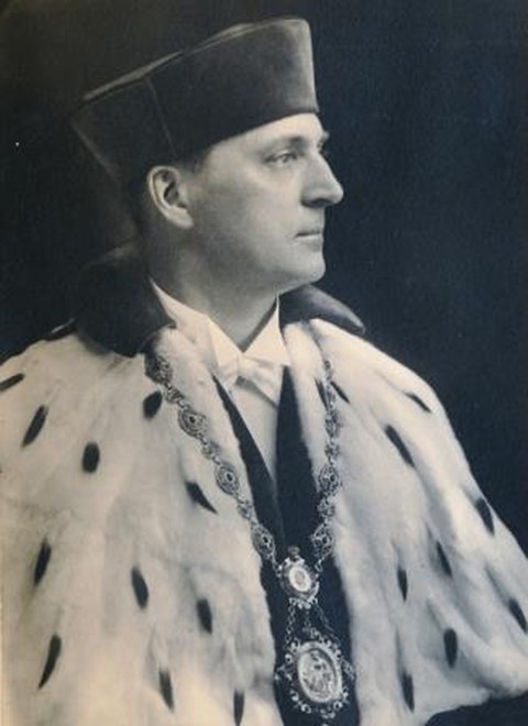 Ludwig Binder als Rektor der TH Dresden 1932