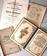 Foto von alten Dokumenten im Universitätsarchiv