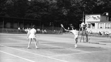 Tennisturnier der TU auf dem Platz Waldpark Dresden 1973