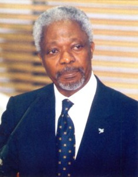 Ehrenpromotion von Kofi Annan 1999, Generalsekretär der Vereinten Nationen.