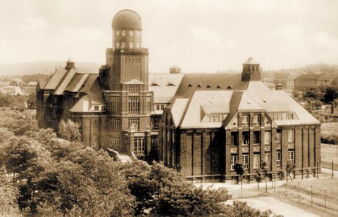 Gebäude der Bauingenieur- Abteilung, heute Beyer-Bau