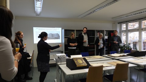 Feierliche Einweihung des neuen Benutzungsservices im Universitätsarchiv