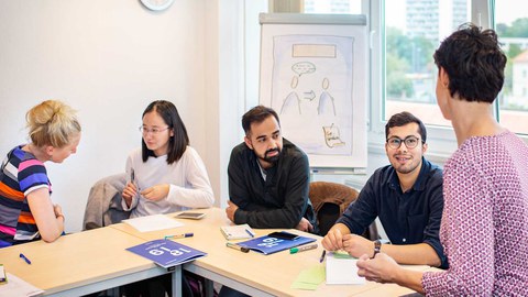 Foto eines Workshops des Career Service an der TU Dresden