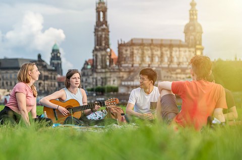 Foto von der Altstadt Dresden