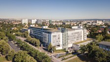 Luftaufnahme Bürogebäude Zellescher Weg