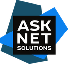 Logo der Firma ASK.net - Wortbildmarke