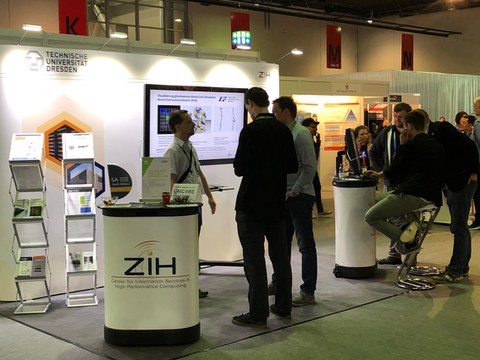 ZIH-Messestand auf der ISC2018