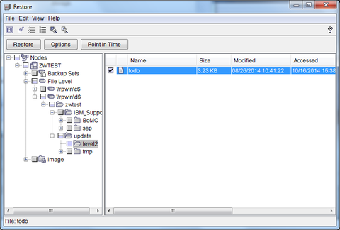 Restore GUI  BIld 2