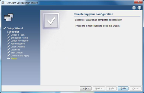 GUI Setup Wizard  scheduler   last