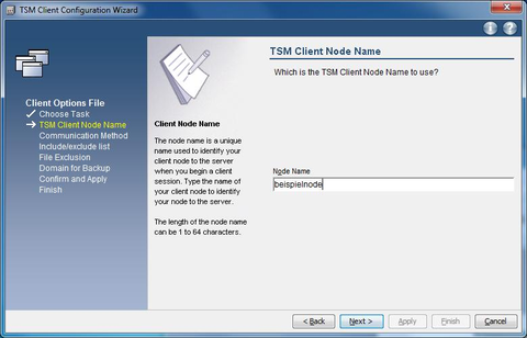 Setup Options File  Nodename