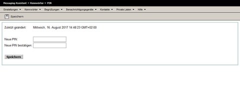 Voicemail Einstellungen Kennwoerter PIN