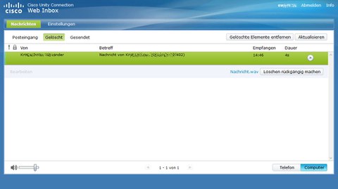 Voicemail Inbox Geloescht