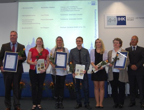 Auszeichnung Sachsens beste Fachinformatiker 2013 (Foto ZIH/csch)